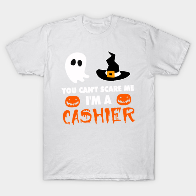 Halloween 2017 You can't scare me I'm a cashier T-Shirt-TOZ